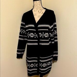 BloomChic Fair Isle Women's Cardigan Sweater 14/16 NWOT
